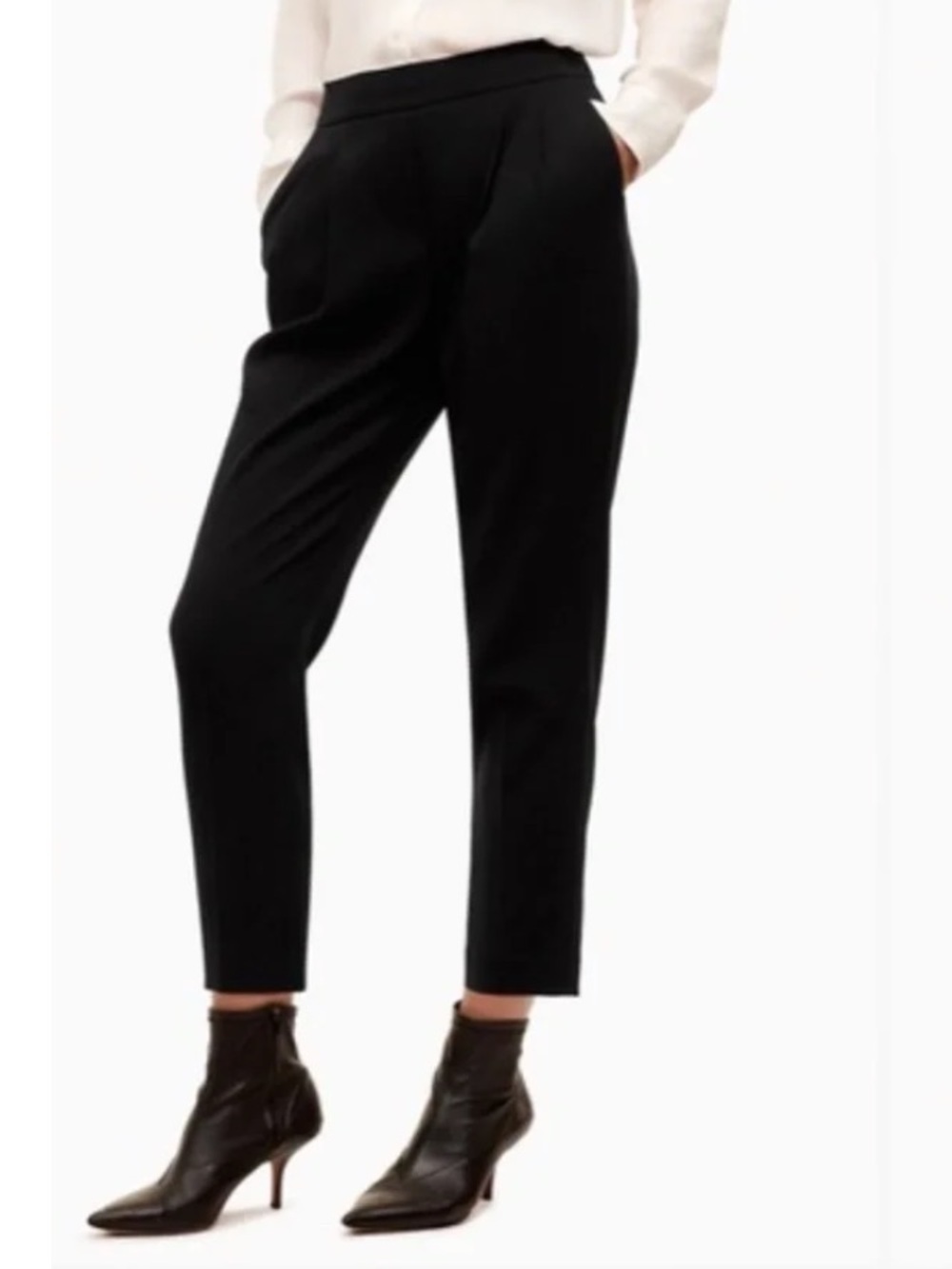 Babaton Cohen Cropped Pleated Dress Pants